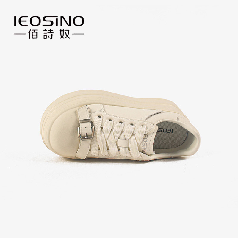 佰诗奴厚底小白鞋女2026年春季新款松糕底大头面包鞋休闲百搭板鞋,淘宝优惠券,粉丝福利购,淘宝优惠卷