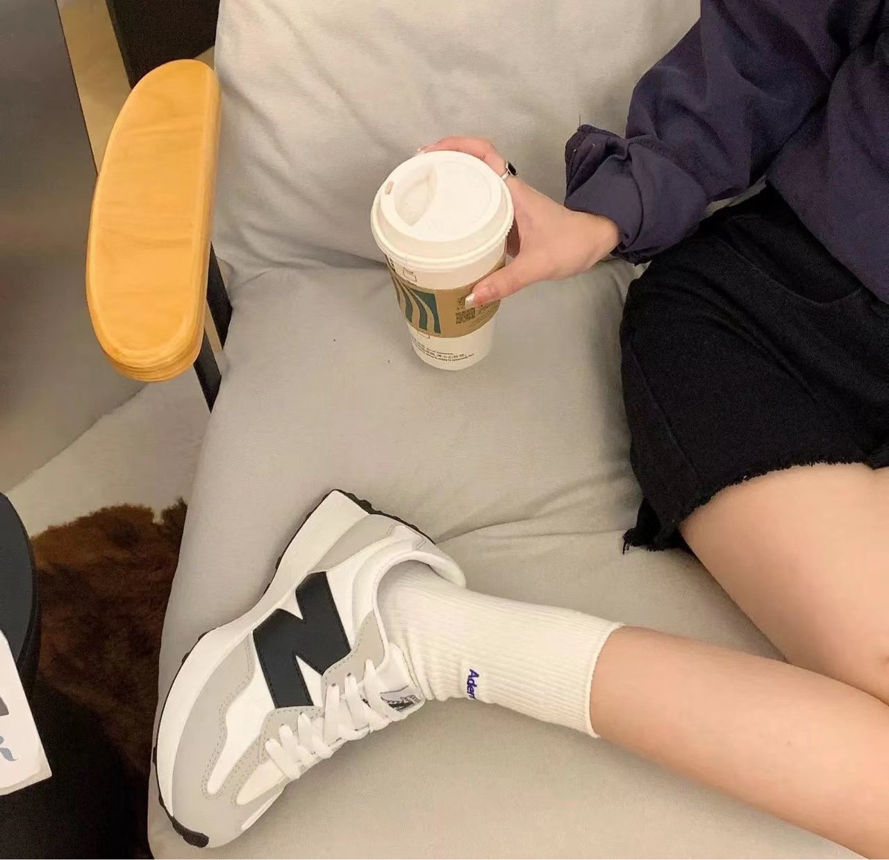 New Balance官方旗舰nb327系列海盐色潮流休闲鞋男运动跑步鞋女