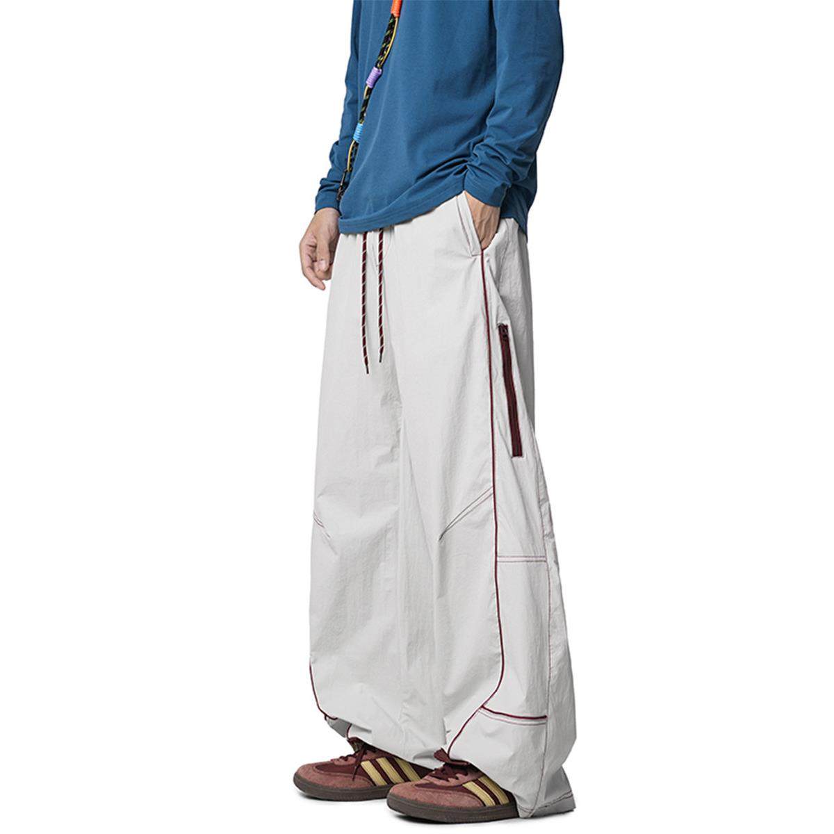 it neith BIAS潮牌机能哈苏线伞兵冲锋裤男登山裤宽松阔腿休闲裤,淘宝优惠券,粉丝福利购,淘宝优惠卷