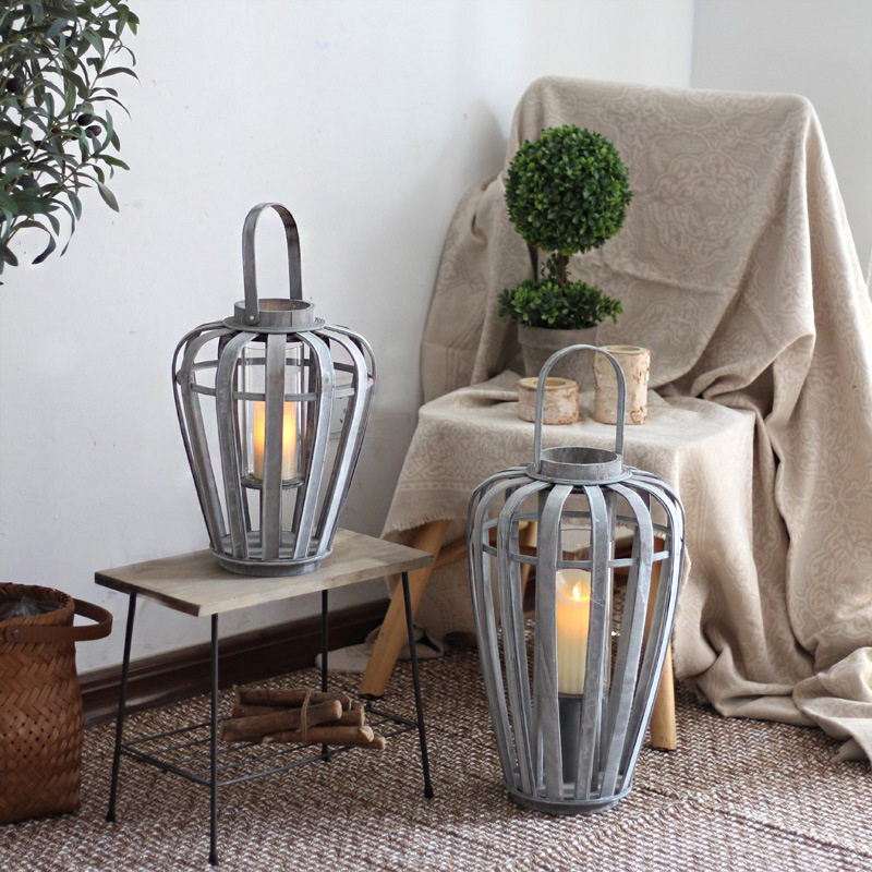 复古风灯手提落地烛台花园庭院摆件民宿咖啡厅个性装饰工艺品欧式,淘宝优惠券,粉丝福利购,淘宝优惠卷
