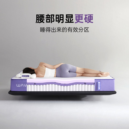 【政府补贴】菠萝斑马海浪床垫硬适中学生席梦思弹簧家庭用 - 图3