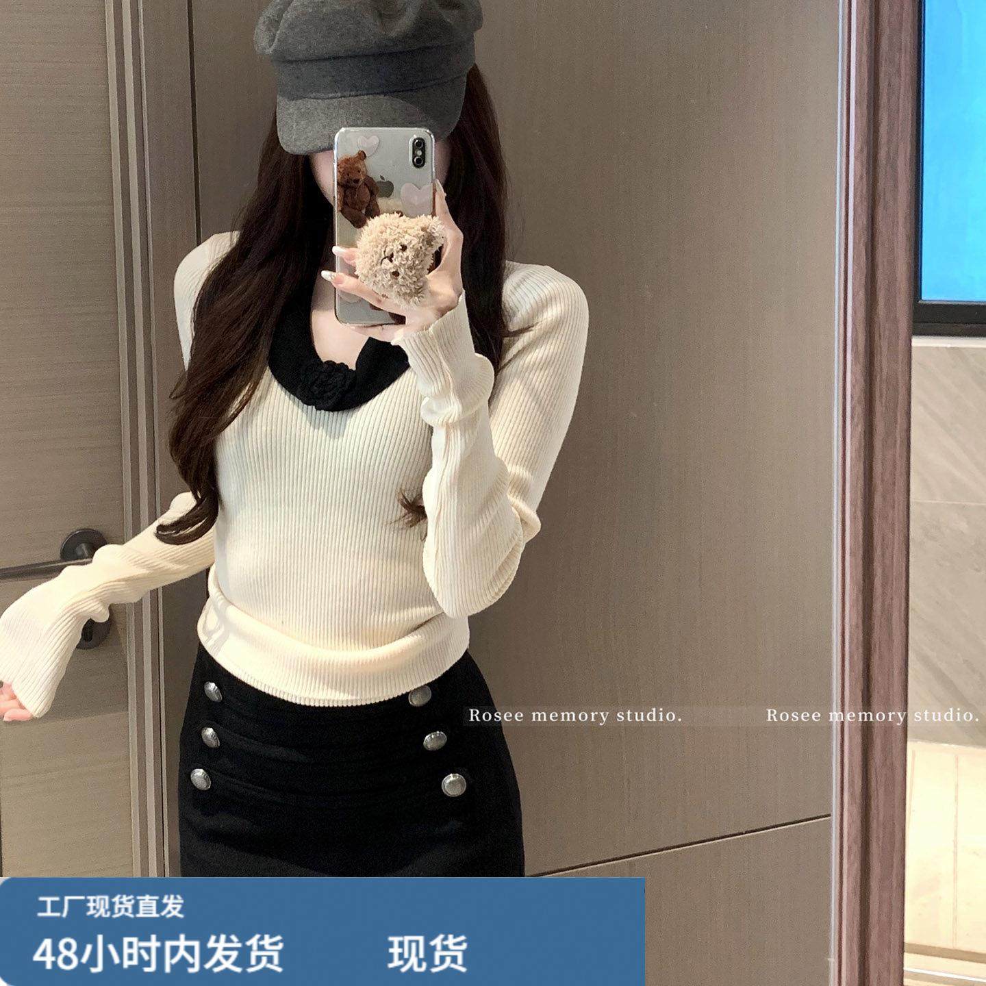 咖色冬天高腰显瘦a字毛呢半身裙女灰2025新款秋辣妹包臀短裙子黑,淘宝优惠券,粉丝福利购,淘宝优惠卷