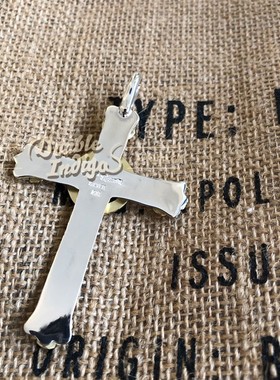 Dear Blossom日本手作华丽顶配 18K金蔷薇花飞轮松石满唐草十字架