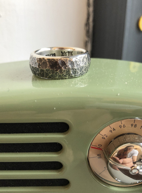 龙头手工复古不规则做旧戒指