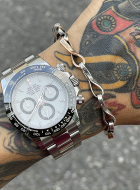 铜币改造扭曲8字型复古手链