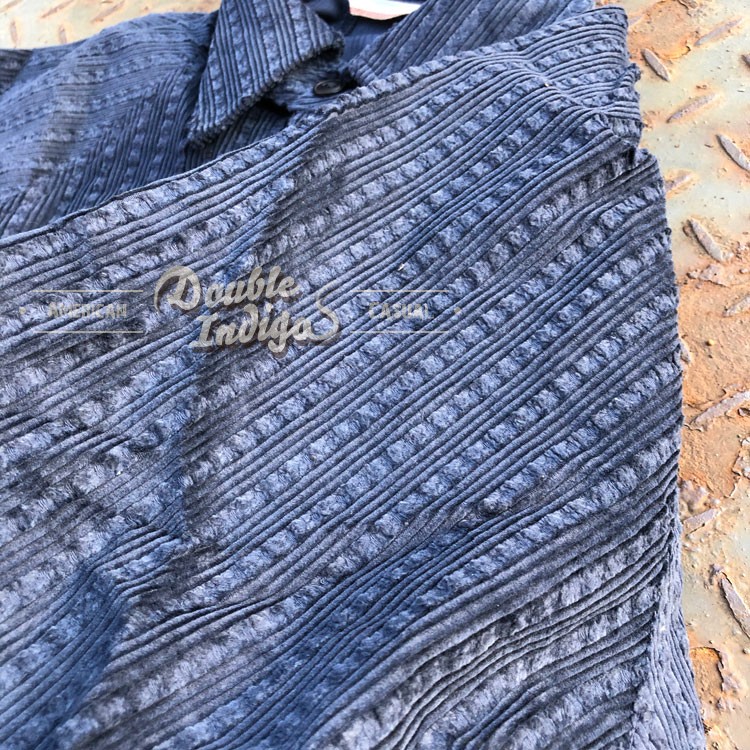 Fleurs De Bagne花囚犯 宫廷复古 破坏刷毛重磅灯芯绒工装衬衫 - 图0