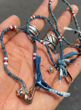 古董银币改造银星菊花手链