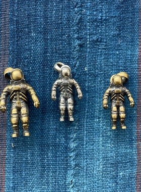 kopometal黄铜925银宇航员项链