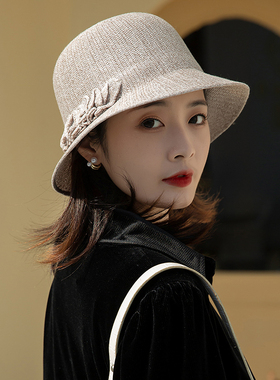 渔夫帽女春秋百搭时尚遮阳防晒帽