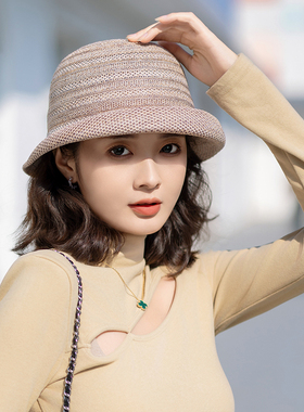 遮阳帽子女款春季新款薄款防晒帽