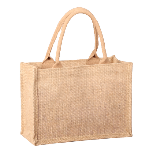 手提麻布袋定制大容量环保袋亚麻手拎包布袋空白DIY托特包立体袋 - 图3