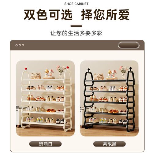 日本进口鞋架家用门口多层入户玄关鞋柜宿舍简易置物鞋子收纳神器 - 图3