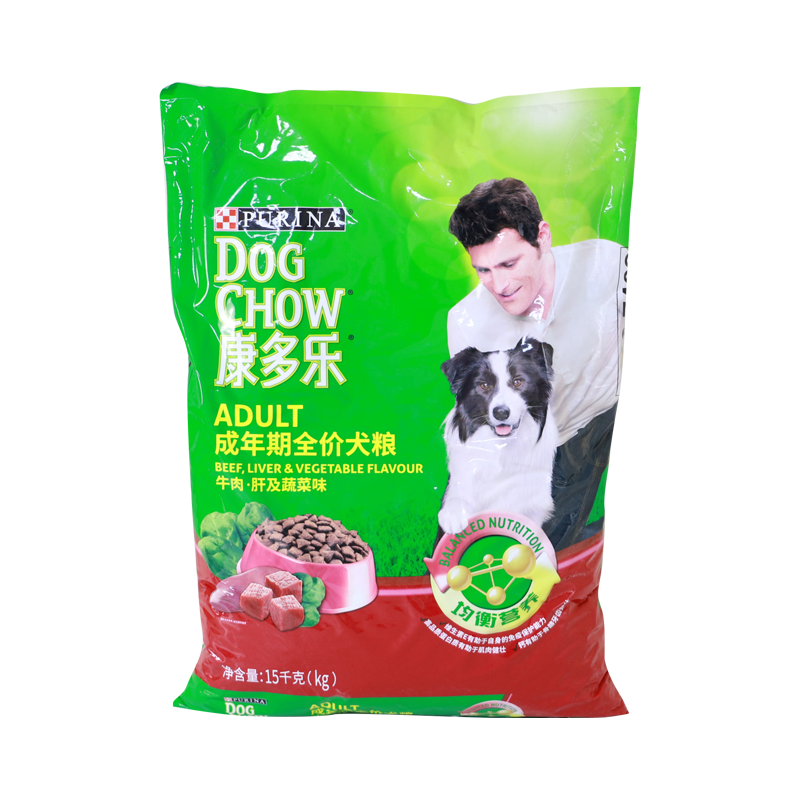 康多乐狗粮全犬种通用型成犬牛肉鸡肉肝蔬菜泰迪雪纳瑞比熊15kg - 图3