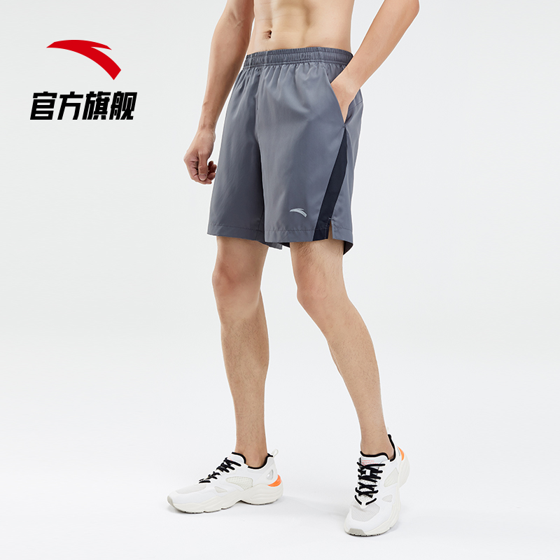 安踏官方网店安踏官网运动短裤男夏季薄款梭织速干跑步篮球训练透气五分裤1