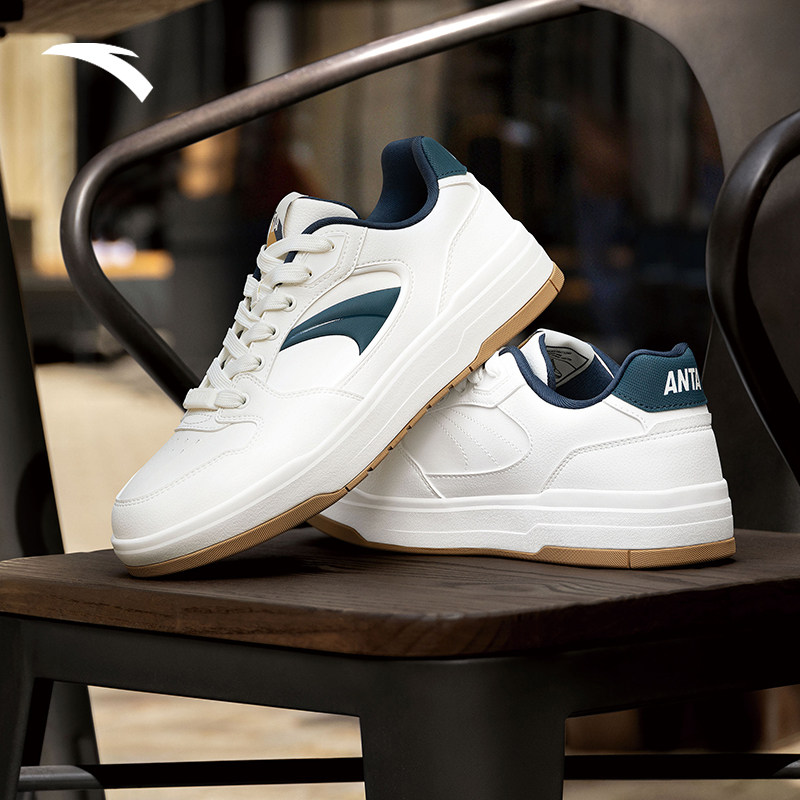 安踏好事发生 月影丨新年潮流撞色板鞋男马年红色运动鞋112618016,淘宝优惠券,粉丝福利购,淘宝优惠卷