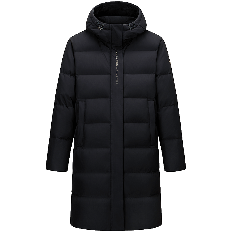 安踏防泼水中长款运动羽绒服女士冬季防风保暖棉服外套162617901,淘宝优惠券,粉丝福利购,淘宝优惠卷