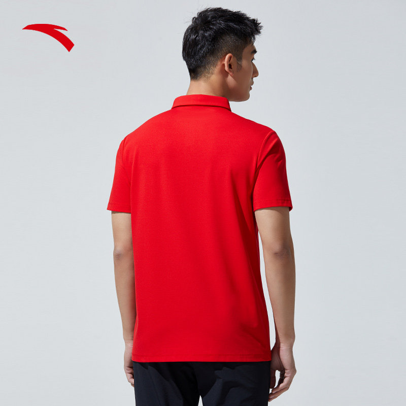 安踏冰丝t丨短袖男夏季冰肤polo衫 安踏网店运动POLO衫