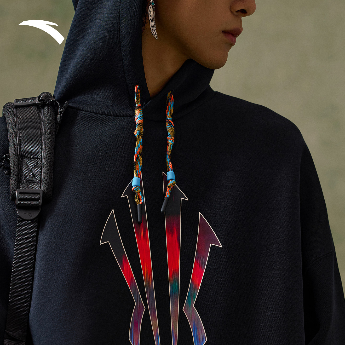 安踏凯里·欧文系列丨美式休闲连帽卫衣男女装宽松上衣172611706S,淘宝优惠券,粉丝福利购,淘宝优惠卷