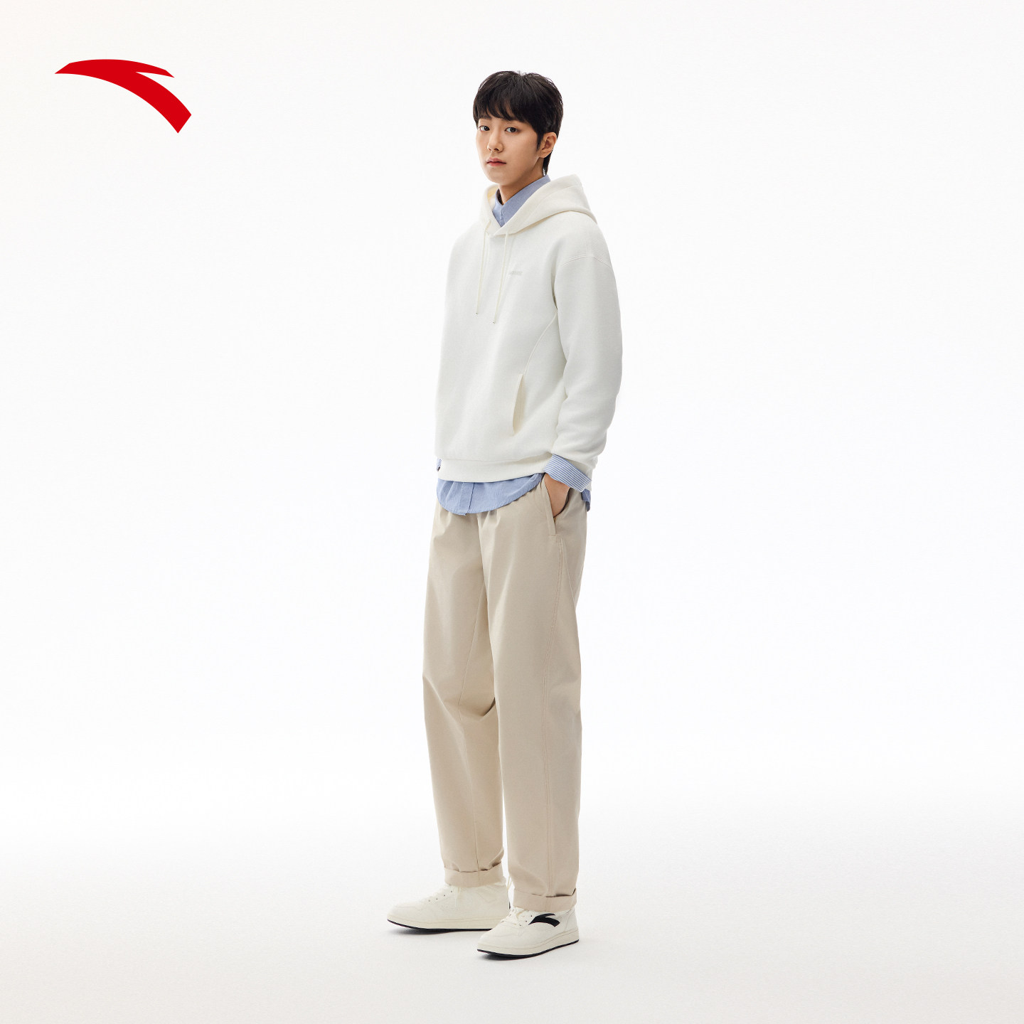 安踏连帽卫衣男士冬季新款印花休闲长袖上衣宽松套头衫152548710S,淘宝优惠券,粉丝福利购,淘宝优惠卷