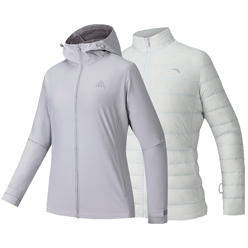 安踏羽绒三合一软壳衣丨大地之壳羽绒服内胆外套女冬季保暖两件套,淘宝优惠券,粉丝福利购,淘宝优惠卷