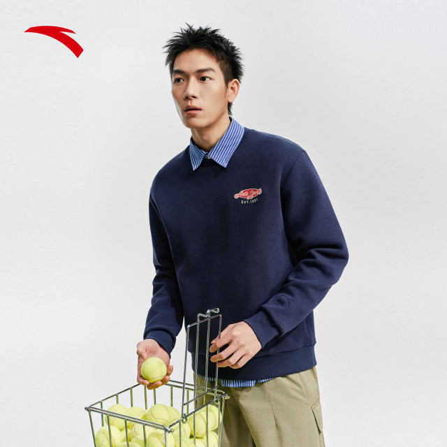 ANTA ເສື້ອ sweatshirt ພິມ trendy pullover ເທິງ sweater