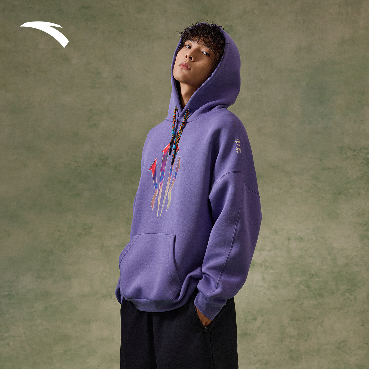 安踏凯里·欧文系列丨美式休闲连帽卫衣男女装宽松上衣172611706S,淘宝优惠券,粉丝福利购,淘宝优惠卷