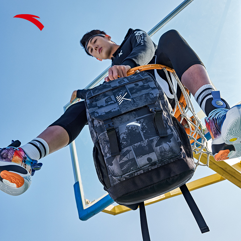 安踏汤普森KT系列丨双肩包高中大容量减负书包运动旅行休闲学生包