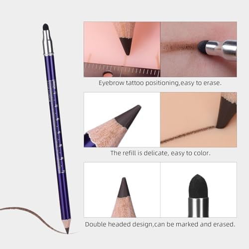 ATOMUS Eyebrow Makeup Sharpener Set 0.8cm and 1cm Pencil Sha - 图1