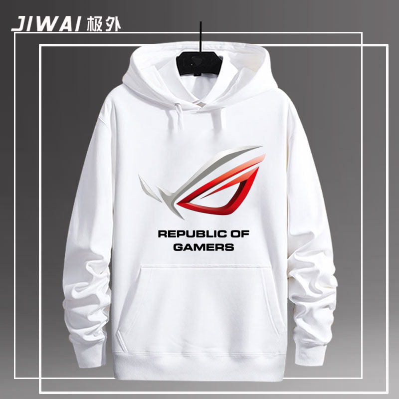 rog玩家国度败家之眼周边连帽卫衣 极外卫衣