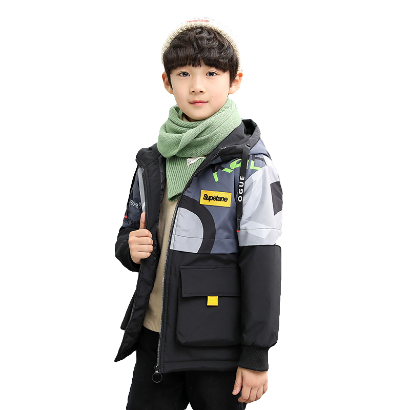 男童夹棉加厚棉冬装儿童6七八风衣 石生璞风衣