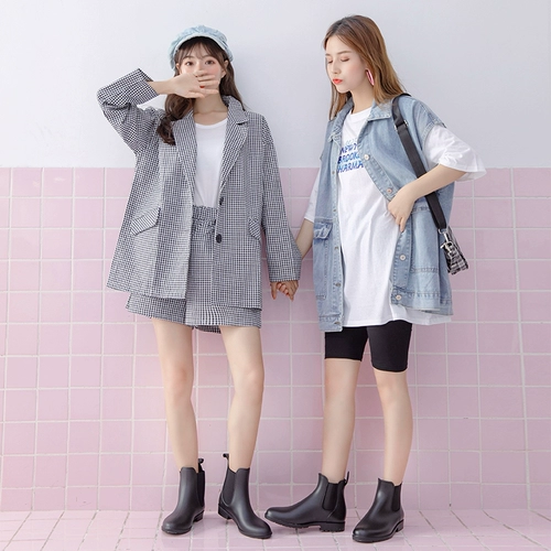 HNI Модная обувь, сапоги, нескользящие туфли, челси