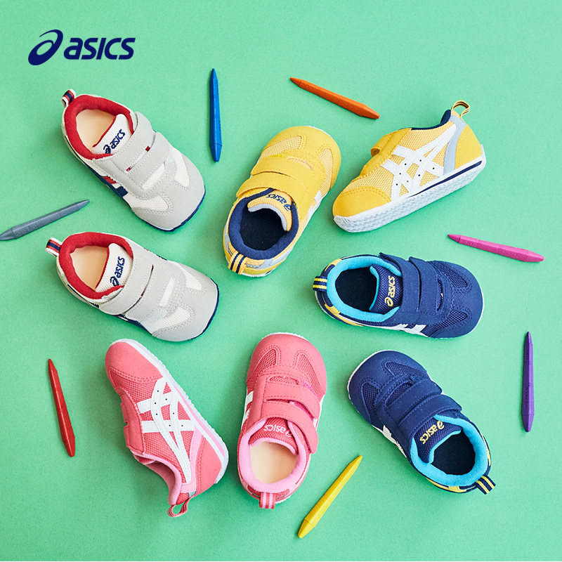 asics /亚瑟士魔术贴宝宝学步鞋 asics童鞋学步/幼童鞋