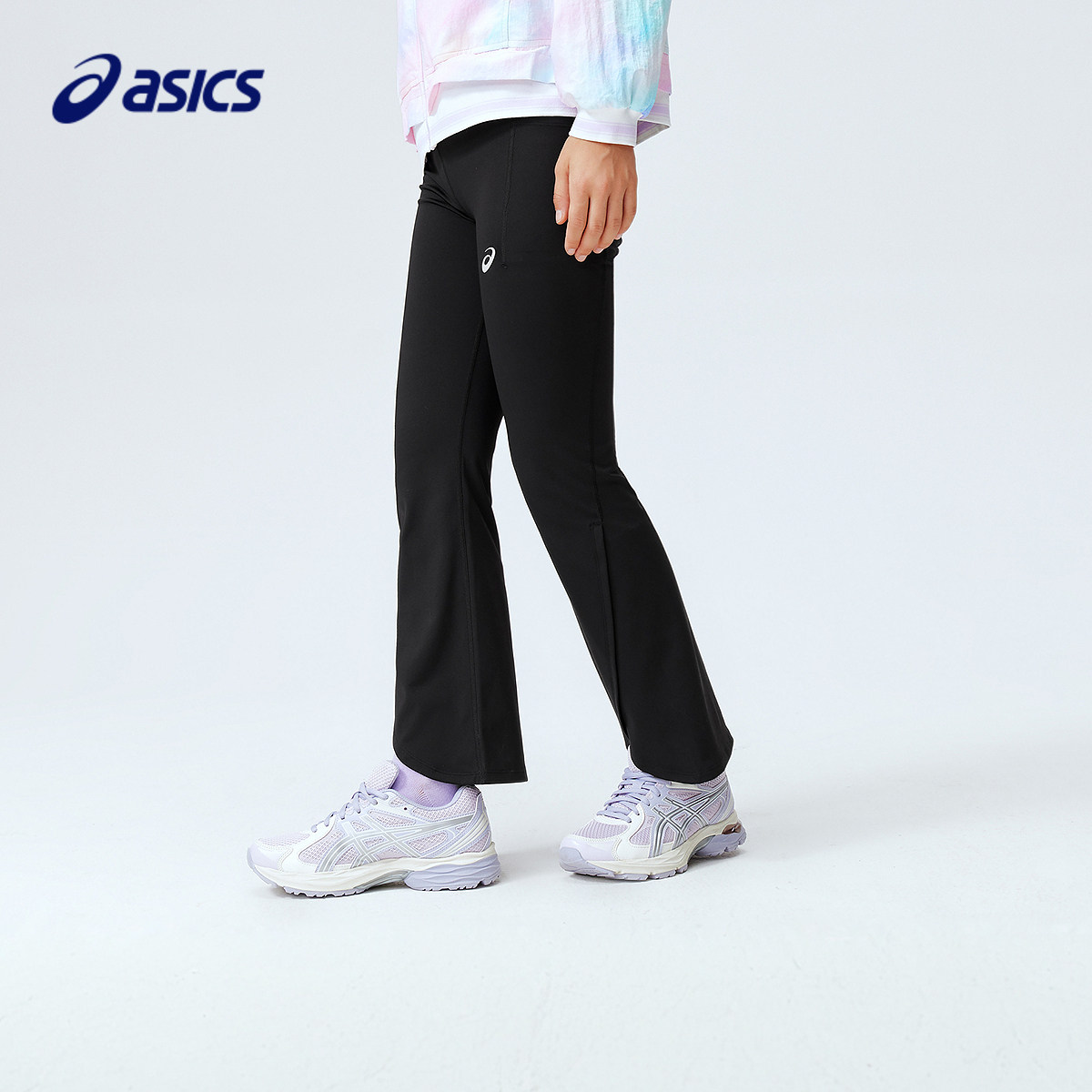 【商场同款】ASICS/亚瑟士儿童26新款吸湿速干喇叭裤女童高弹亲肤,淘宝优惠券,粉丝福利购,淘宝优惠卷