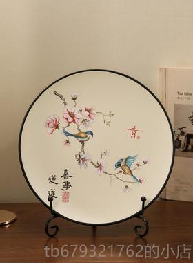 高档新三式古装国风玄关客厅电视柜茶摆件花瓶中新家家室居装饰品