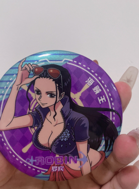动漫徽章海贼王胸章罗宾胸针现货动漫胸针周边ins日系卡通饰品