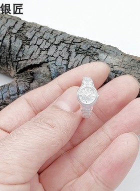 谢家银匠手工开口足银戒指