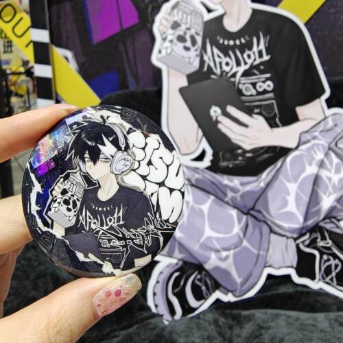 硬核一中私人时间周边吧唧戎朕也戎星野快看漫画官方正版 - 图1