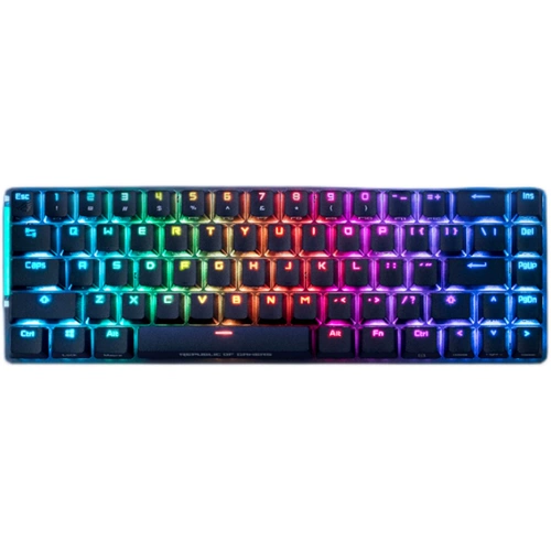 Asus, ROG, вишнево-красный игровой ноутбук, клавиатура