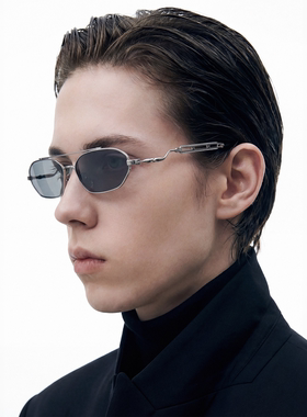 JINNNN多边形复古窄框太阳镜