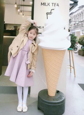 商用发光灯箱仿真冰淇淋模型摆件