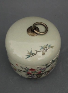 仿古风雍正粉彩九子展柜陶瓷器