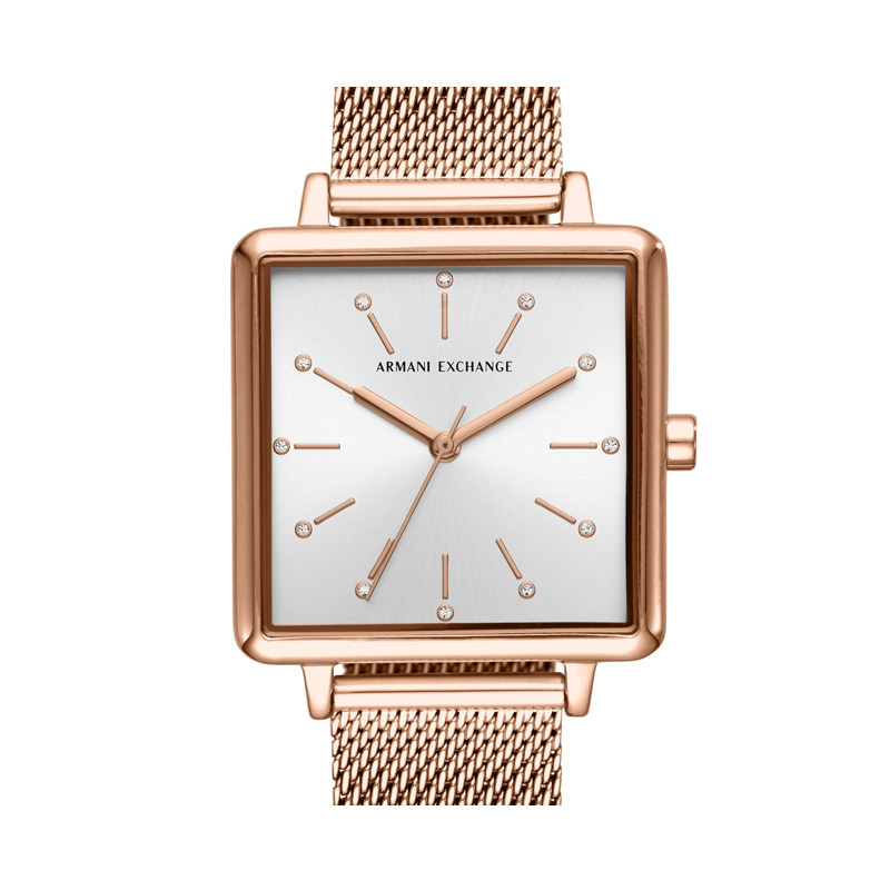 armani阿玛尼女表旗舰店简约小方表 ArmaniExchange腕表欧美腕表
