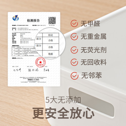 懒角落收纳盒带盖子储物筐桌面杂物厨房零食玩具化妆品塑料整理箱 - 图2