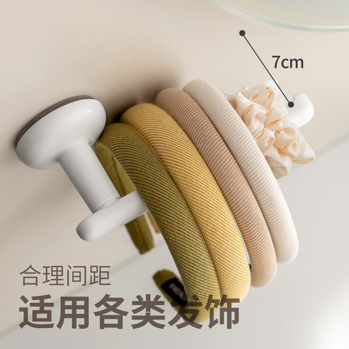 懒角落发圈收纳发饰收纳盒发箍挂钩吸盘项链饰品手链头绳2026 - 图2