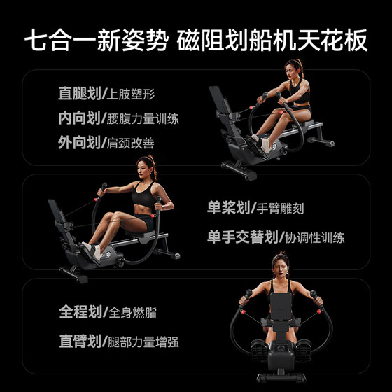 Merrick sculls magnetic resistance simulation rowing machine