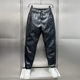 Motorcycle riding small feet thickened leather pants men's plus velvet windpants, beautiful group takeaway dry work wearing warm pants