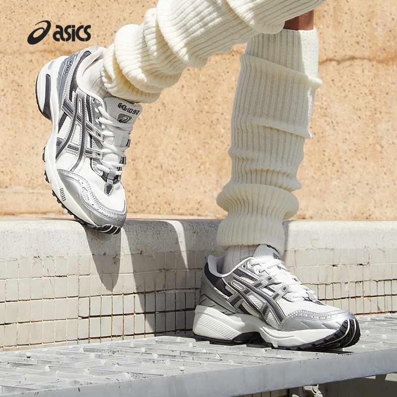 ASICS亚瑟士休闲鞋GEL-1090情侣时尚复古厚底运动鞋1203A243-100 - 图3