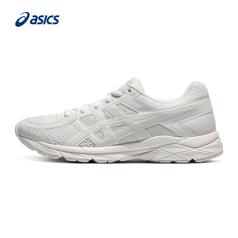 ASICS亚瑟士女跑鞋GEL-CONTEND 4简约小白鞋网面运动鞋T8D9Q-111 - 图0