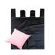 Black plus size vest plastic bag