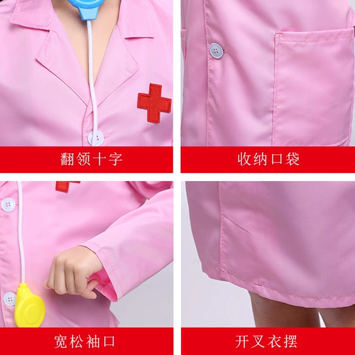 Детская униформа медсестры, костюм для раннего возраста, комбинезон, косплей